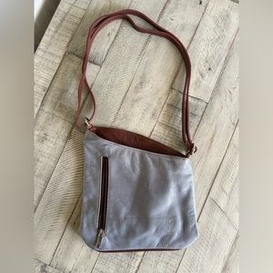 VERA PELLE Soft Italian Leather Small CROSSBODY Messenger Shoulder Bag